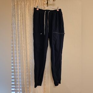 Fabletics Navy Blue Scrub Pants Small Short